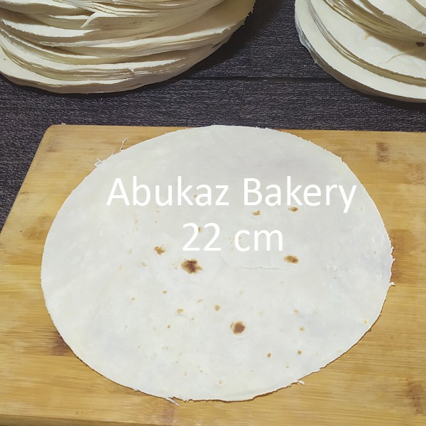 Tortila 22 cm Abukaz Roti Tortilla Kulit Kebab Wrap