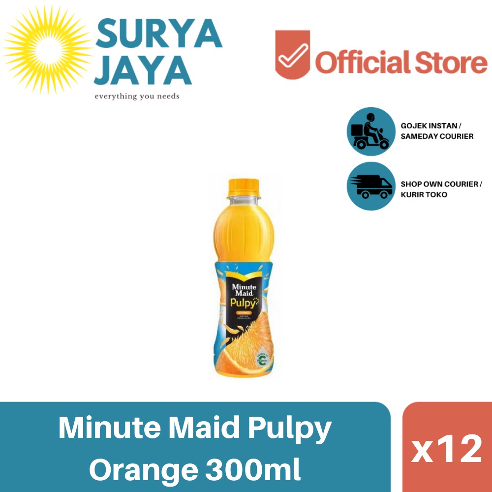 

Distributor Minute Maid Pulpy Orange 300ml (isi 12pcs) -Agen Minute Maid Pulpy