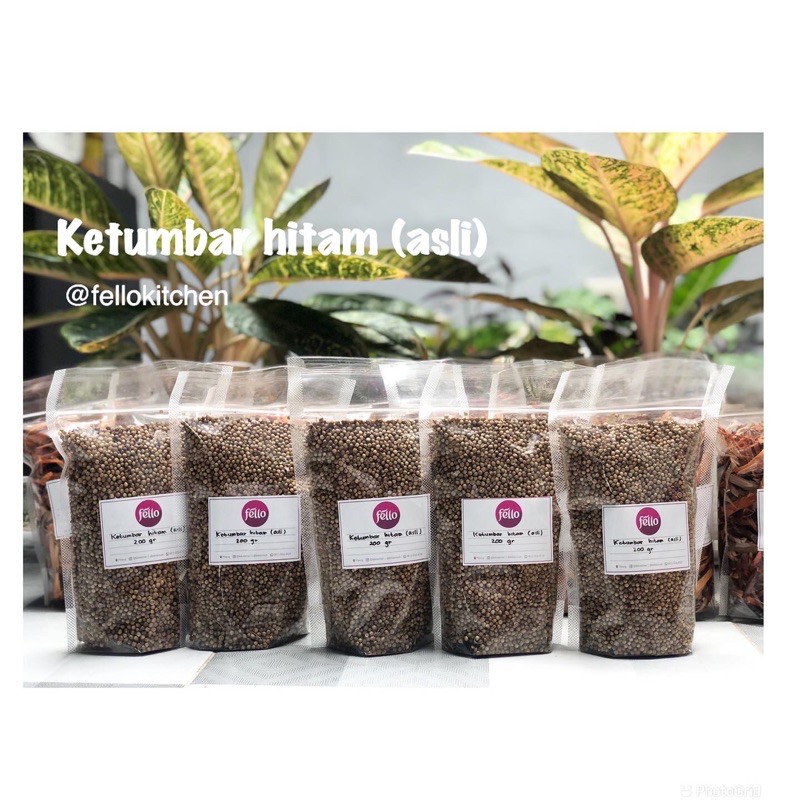 

KETUMBAR HITAM (ASLI) 200gr