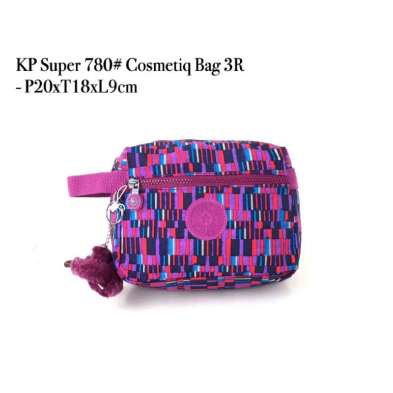 Kosmetik pouch kp super 780 cosmetic bag 3ruang