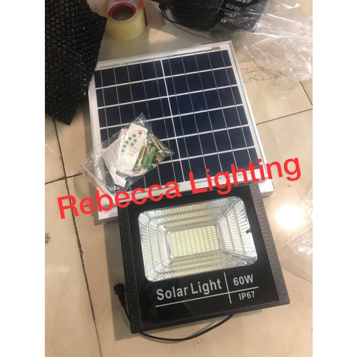 Lampu Sorot Led Tenaga Surya 60 Watt Solar Cell 60Watt Panel 60W