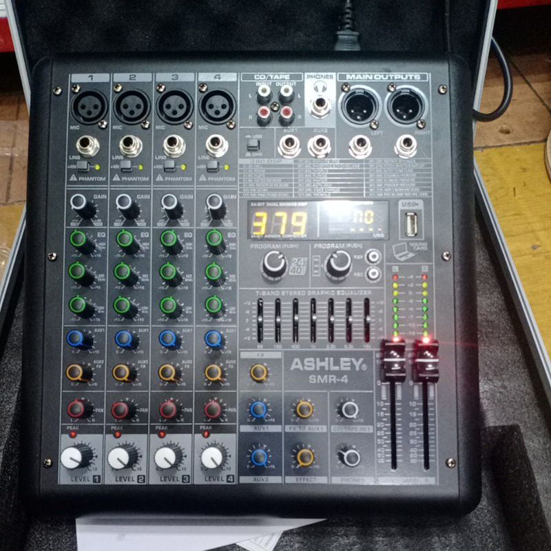 Mixer Audio ASHLEY SMR4  SMR 4  SMR-4 4ChannelORIGINAL BEST SELLER FREE KOPER