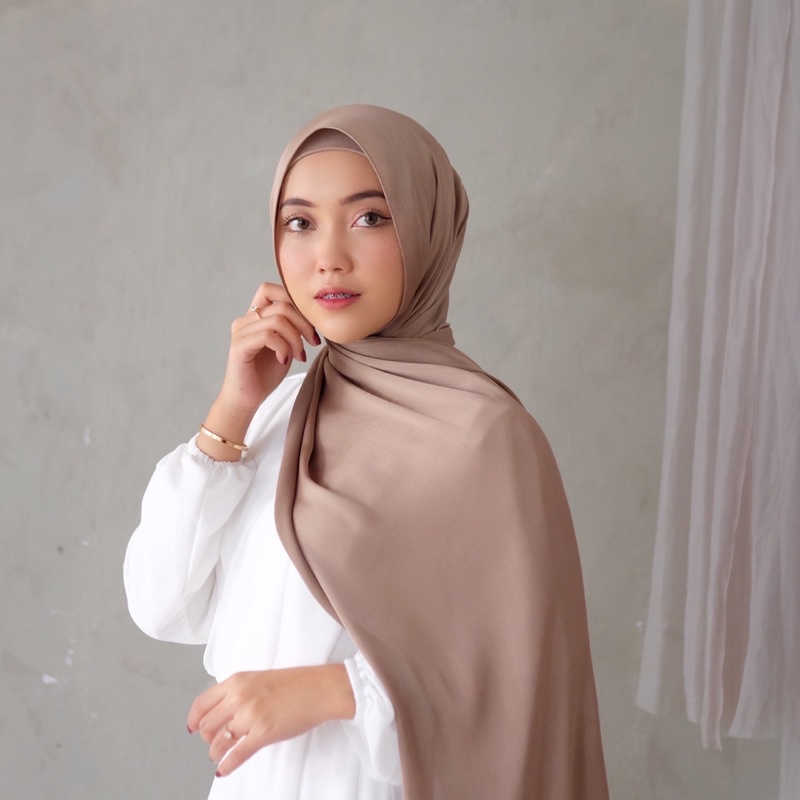 PASHMINA CRINKLE SILK ORIGINAL | HIJAB MALAYSIA PREMIUM