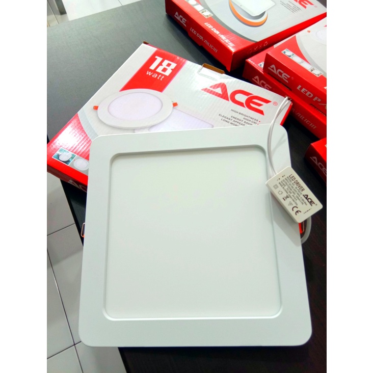 LAMPU DOWNLIGHT LED PANEL ACE INBOW 18W KOTAK