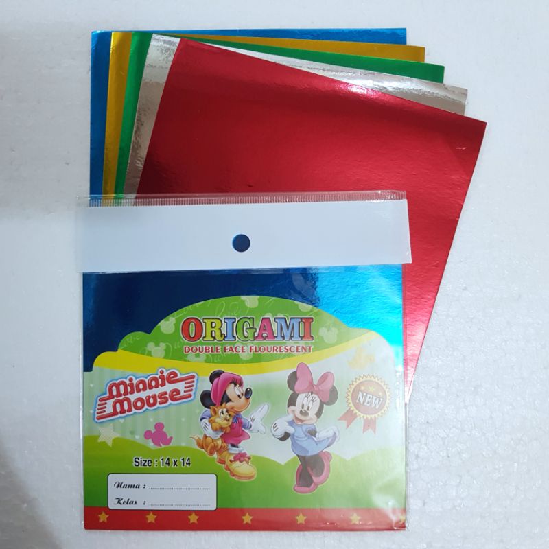 

Origami / Kertas Lipat Metalik Mozaik