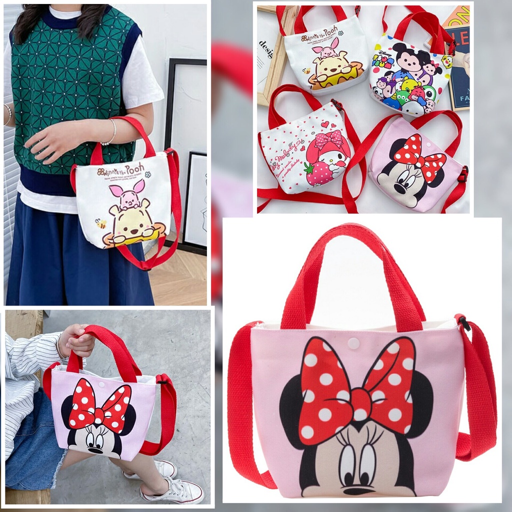CBNK046 Tas Sekolah Jalan Serbaguna Jinjing Tangan Selempang Samping Bahu Shoulder Sling Bag Hand Ba