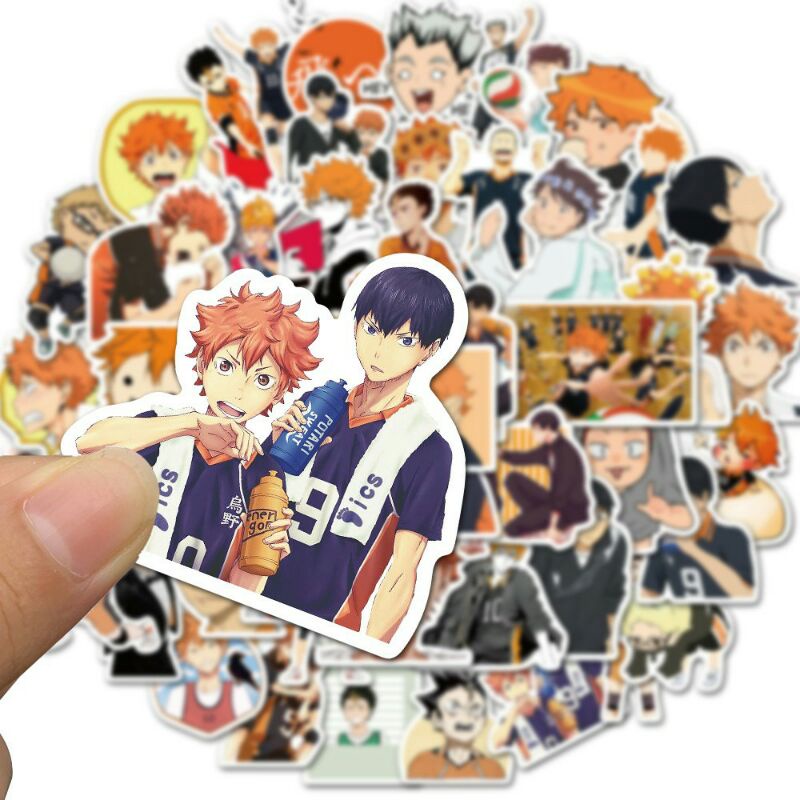 

STICKER HAIKYU AESTHETIC ANTI AIR FOR DIY JOURNALING DECO ETC