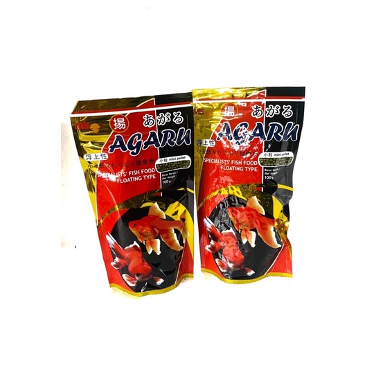 Agaru Pakan pelet makanan ikan koki, molly, glowfish