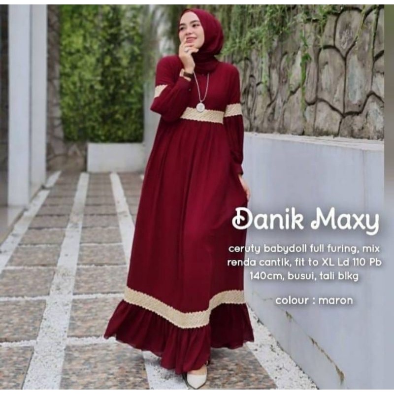 GAMIS MAXI DRESS CERUTY BABYDOLL DANIK