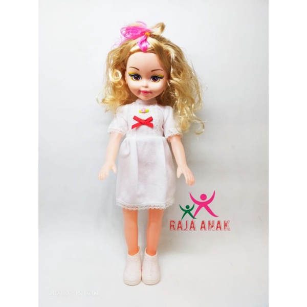 Boneka Doll Rambut Pirang Cantik 40 Cm Tinggi 3009