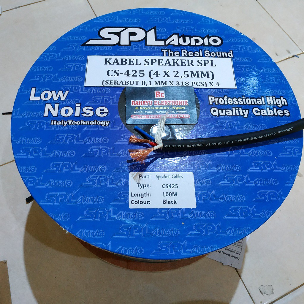 KABEL SPL AUDIO CS-425 / 4 X 2,5 (METERAN)