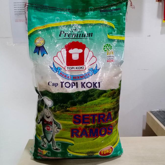 

BERAS CAP TOPI KOKI SETRA RAMOS 10KG 10 KG - TOPI KOKI SETRA RAMOS