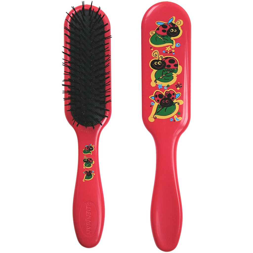 Denman D90 Tangle Tamer LadyBug Sisir Pink (for Kids)