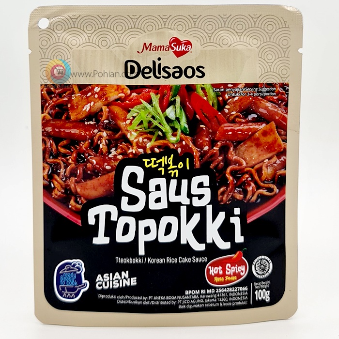 Mamasuka Delisaos Saos Topokki 100gr