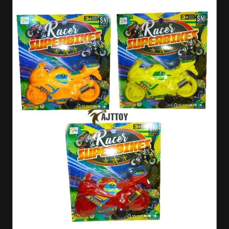 MAINAN SEPEDA MOTOR / MAINAN MOTOR RACER SUPERBIKES / MAINAN HONDA