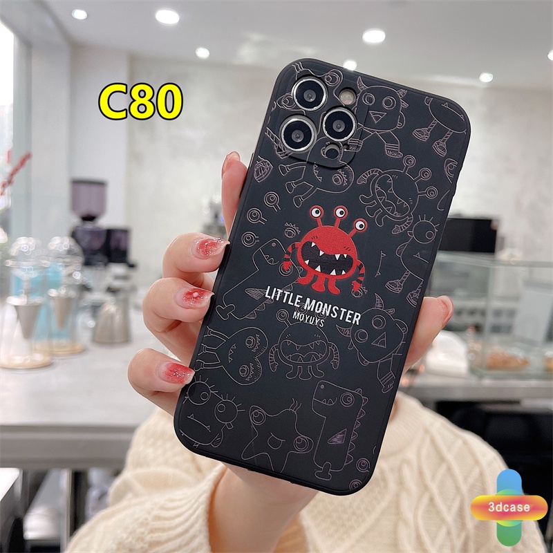 Casing Xiaomi Redmi Note 9 8 10 10S 9 PRO MAX 9S Xiaomi Redmi POCO C3 X3 NFC X3 PRO M3 Redmi 9 9C NFC 9A 9i 9T 9AT 9 PRO Power 10X POCO M2 PRO Y12 Y20 A12 A54 A15 A16 Little Monster Phone Case