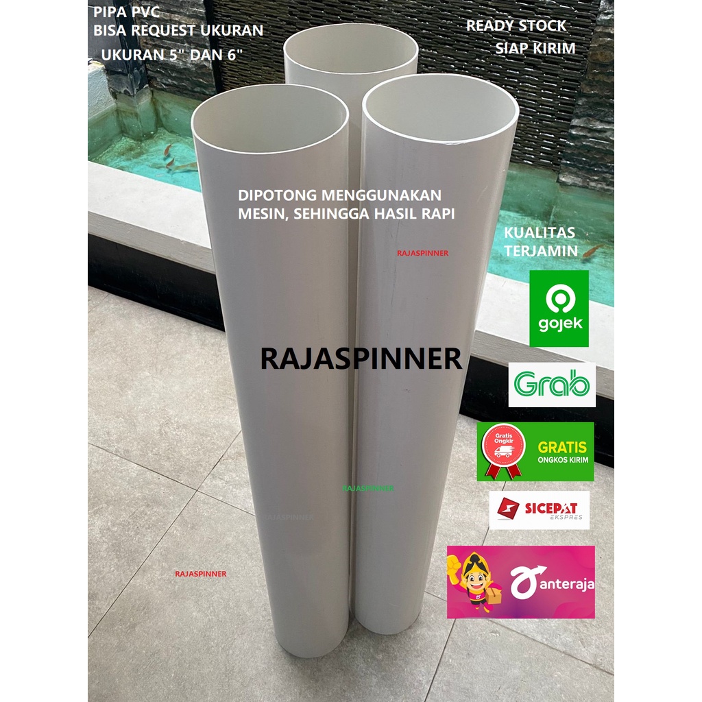 Pipa PVC AW 5" PER 1 METER PIPA BARU BERKUALITAS