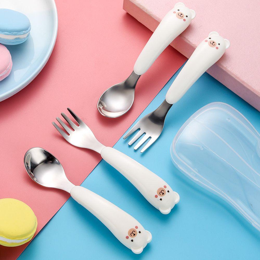 Preva Peralatan Makan Anak Bayi Gadget Bayi Makan Sendok Garpu Set Alat Makan