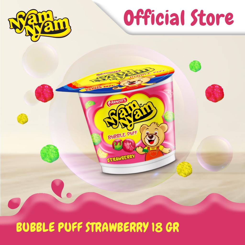 

Nyam-Nyam Bubble Puff Strawberry 18 gr