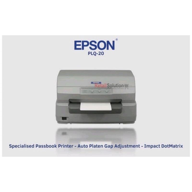 PRINTER EPSON PLQ 20 SECOND BERGARANSI 1 TAHUN SERVICE DAN SPARE PART ( NON BOX/DUS )