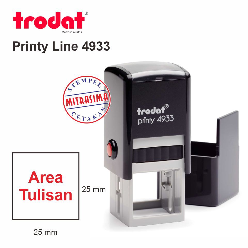 

Stempel Trodat 4933 ( Model Bujursangkar )