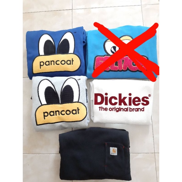 BORONGAN HOODIE DAN CREWNECK PANCOAT DIKIES CARHATT FELTICS SECOND ORIGINAL
