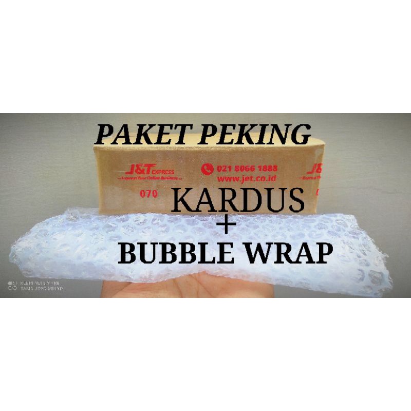 

PAKET PEKING KARDUS+ BUBBLE WRAP