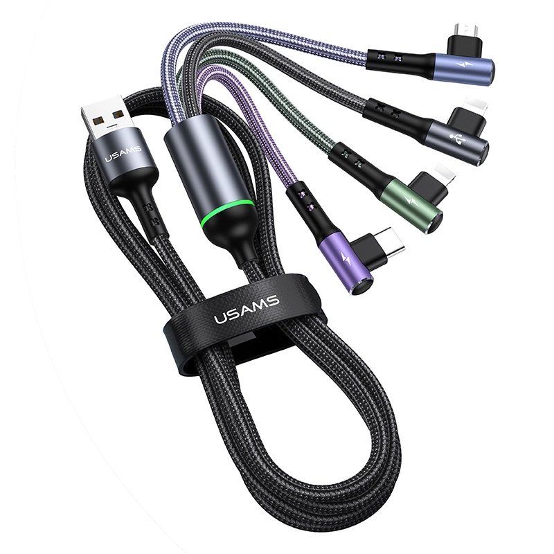 USAMS 4in1 Right-Angle Charging and Data Cable US-SJ563 Original