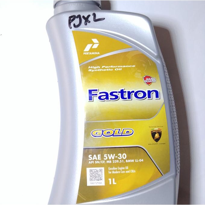 Oli Mesin Mobil Motor Fastron Gold 5W-30 (1 Liter)