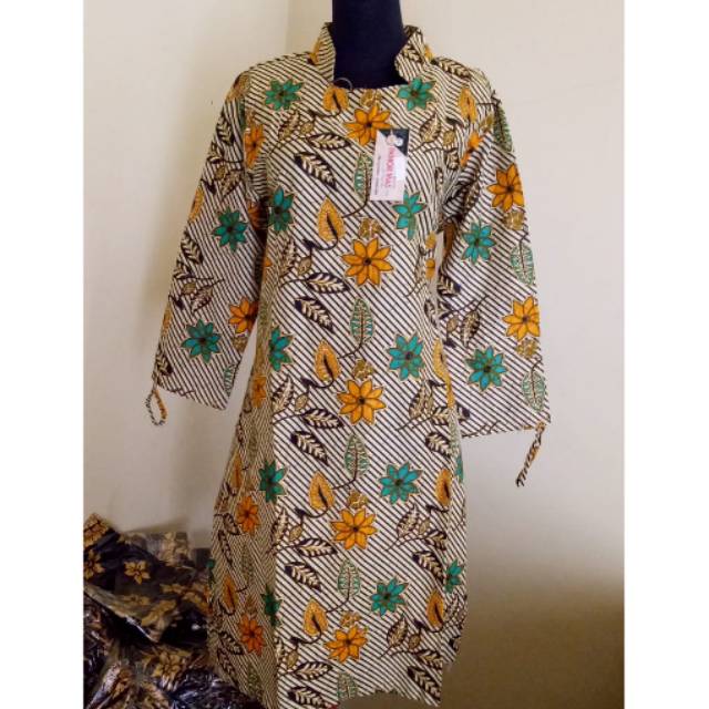 Tunik Batik Cewek/Baju Batik Kerja