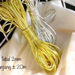 

☋ Tali Karet Elastis untuk Hangtag, Kotak, Toples, Hiasan kado ♦