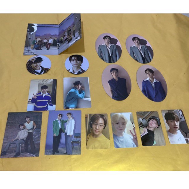 Photocard Seventeen Semicolon Woozi, Wonwoo, Hoshi, Mingyu