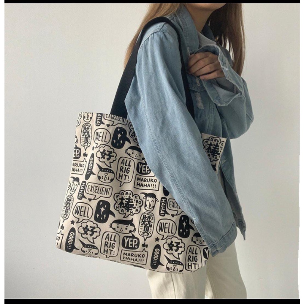 TERMURAH TOTEBAG PROMO / TOTEBAG WANITA / TAS WANITA / TAS SEKOLAH