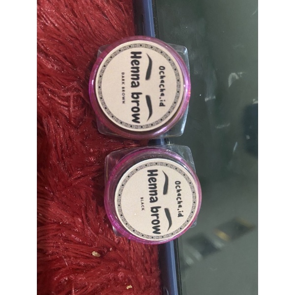 brown henna / henna alis original russian termurah