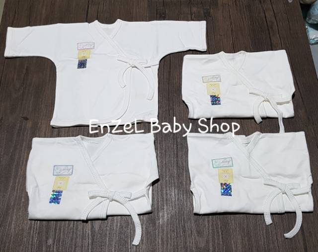 Baju Kimono bayi Tangan Panjang size Newborn / Baju Bayi NARY / Premium Cotton / SNI-2