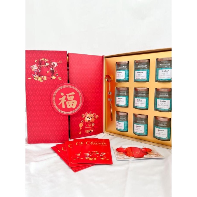 

TERBARUU!! Realfood Hampers imlek minuman sarang burung walet CNY Parcel isi 9btl PROMO