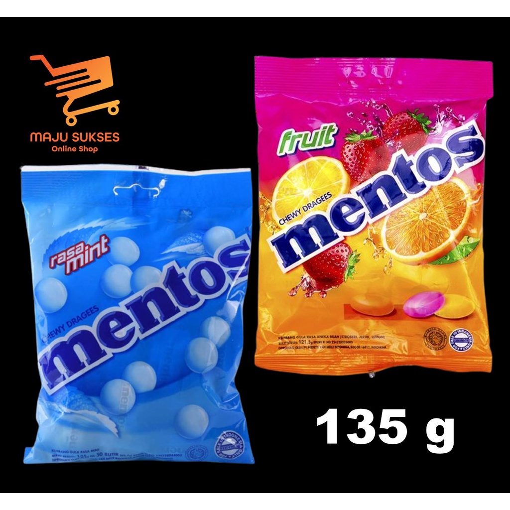 

Mentos Permen Lunak Rasa Aneka Buah 135 g