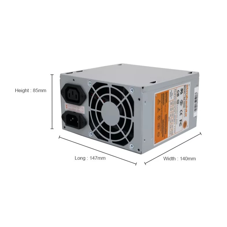 PSU Simbadda 380W Power Supply Non BOX