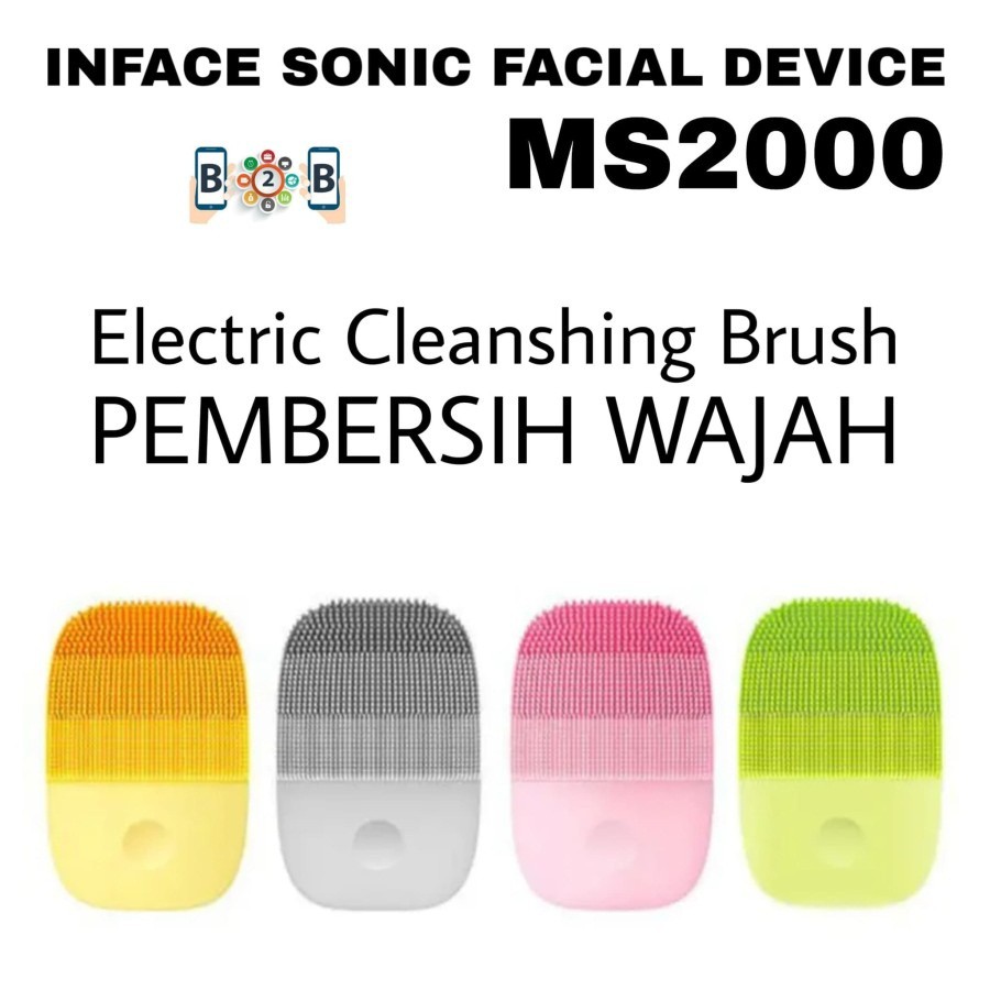 INFACE Sonic Facial Device MS2000 - Pembersih Wajah Elektrik