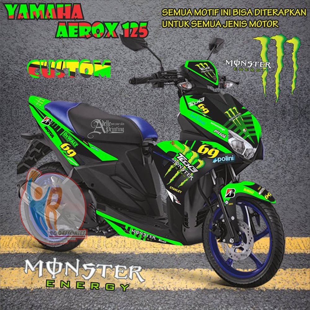 35+ Ide Modif Stiker Monter Energi Di Motor Mx - Sticker Fans