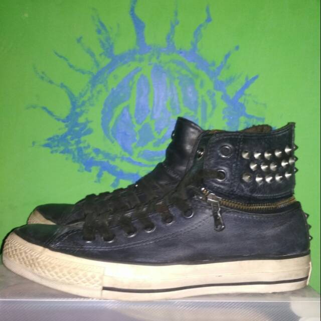 Converse X John Varvatos Leather Zip Studded