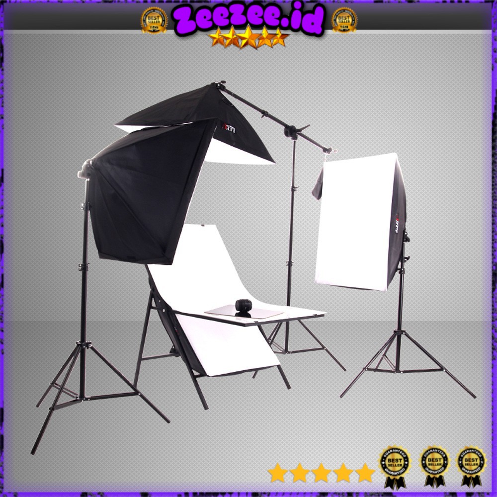 TaffSTUDIO Video Boom Arm Stand Bracket Telescopic Lampu Foto Studio - SB36WE