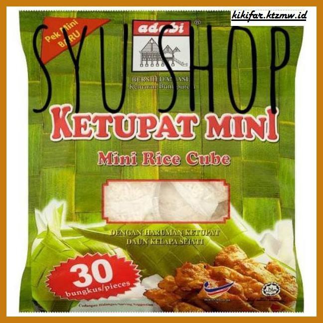

ANEKA-BERAS- KETUPAT MINI INSTAN ADABI ISI 30 X 20GR -BERAS-SEHAT.