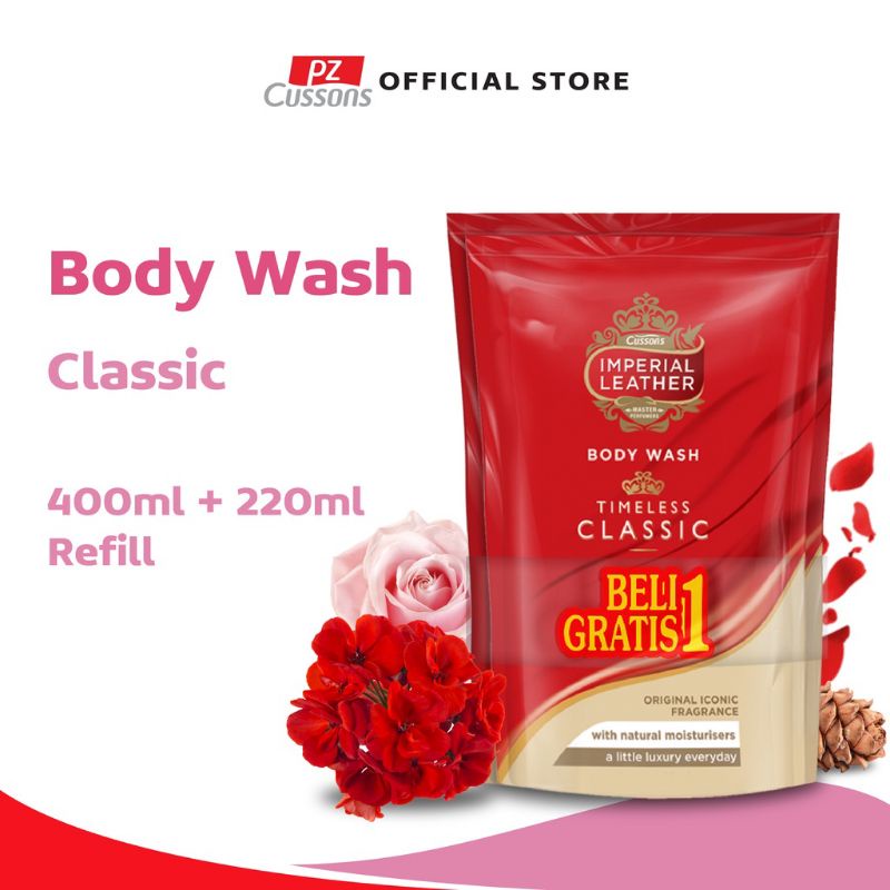 IMPERIAL LEATHER Body Wash Sabun Mandi Cair IMPERIAL LEATHER 400+220ml 400+220 ml