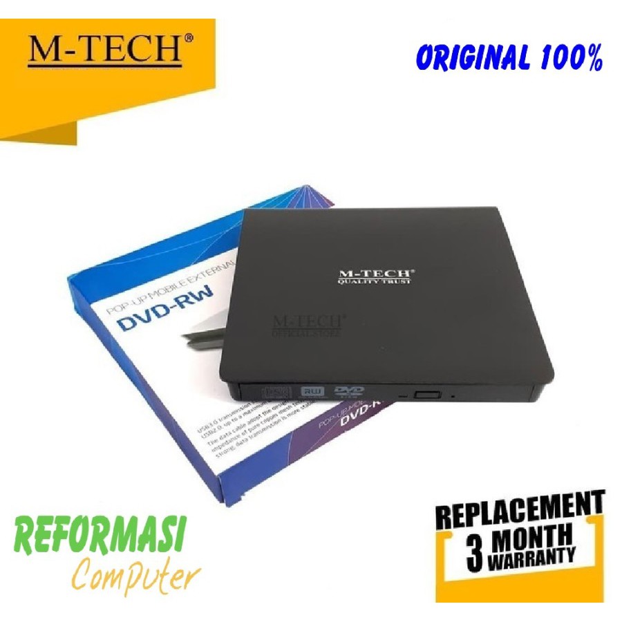 M-TECH DVD External USB 3.0 Laptop Portable DVDRW eksternal DVDRW-USB3