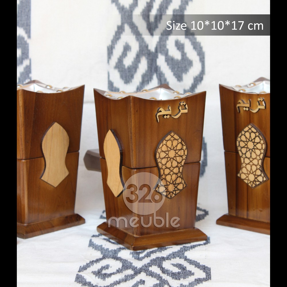 Tempat Bukhur Kayu Jati - Perapen Kayu Jati - Mabkhara - Mabkhor