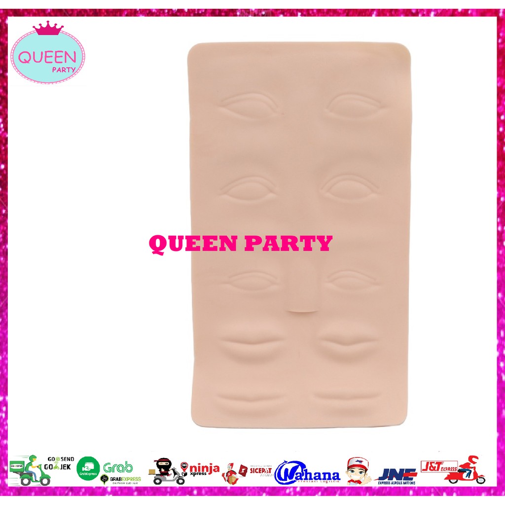 KULIT SKIN SINTETIS MATA DAN BIBIR UNTUK BELAJAR MEMBUAT TATO TATTOO PRACTICE BELAJAR SULAM