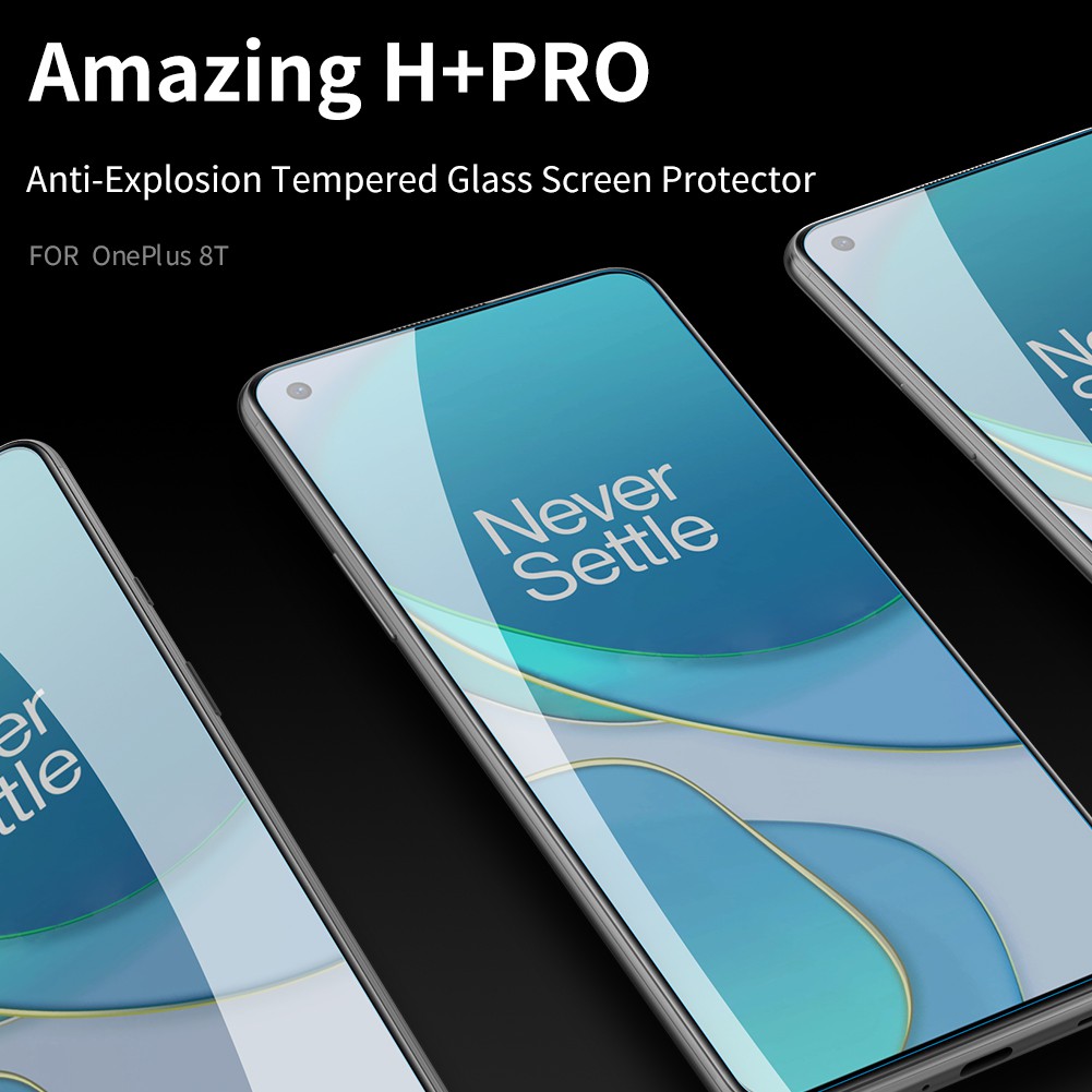 Tempered Glass Oneplus 8T Nillkin Amazing H+ Pro Anti Gores Kaca