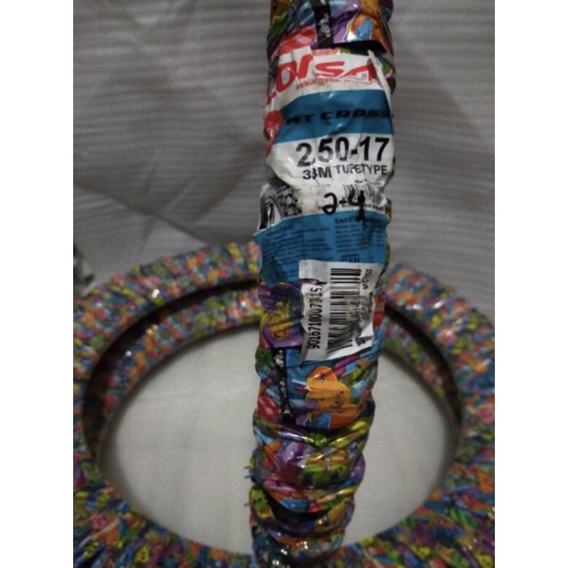 BAN LUAR CORSA MT CROSS TRAIL 250-17 RING 17 TUBETYPE 1PC