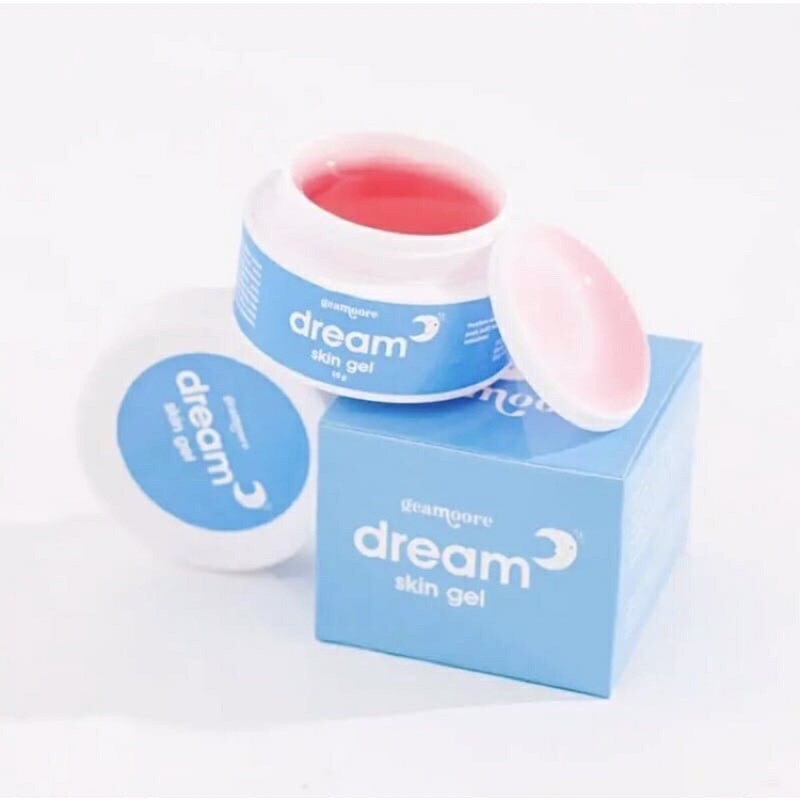 Geamoore Dream Skin Gel Glowing Jelly | Red Jelly Sleeping Mask BPOM Original 100% | rorec milk plus sheet mask